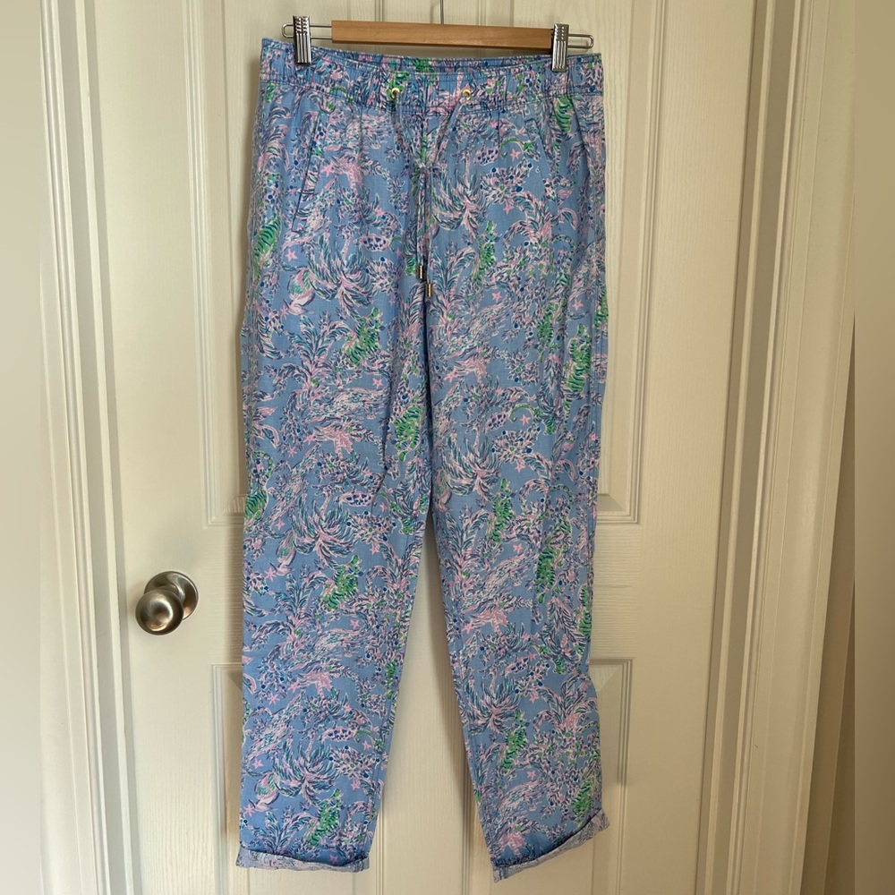 Lilly Pulitzer Taron Linen Lounge Pants